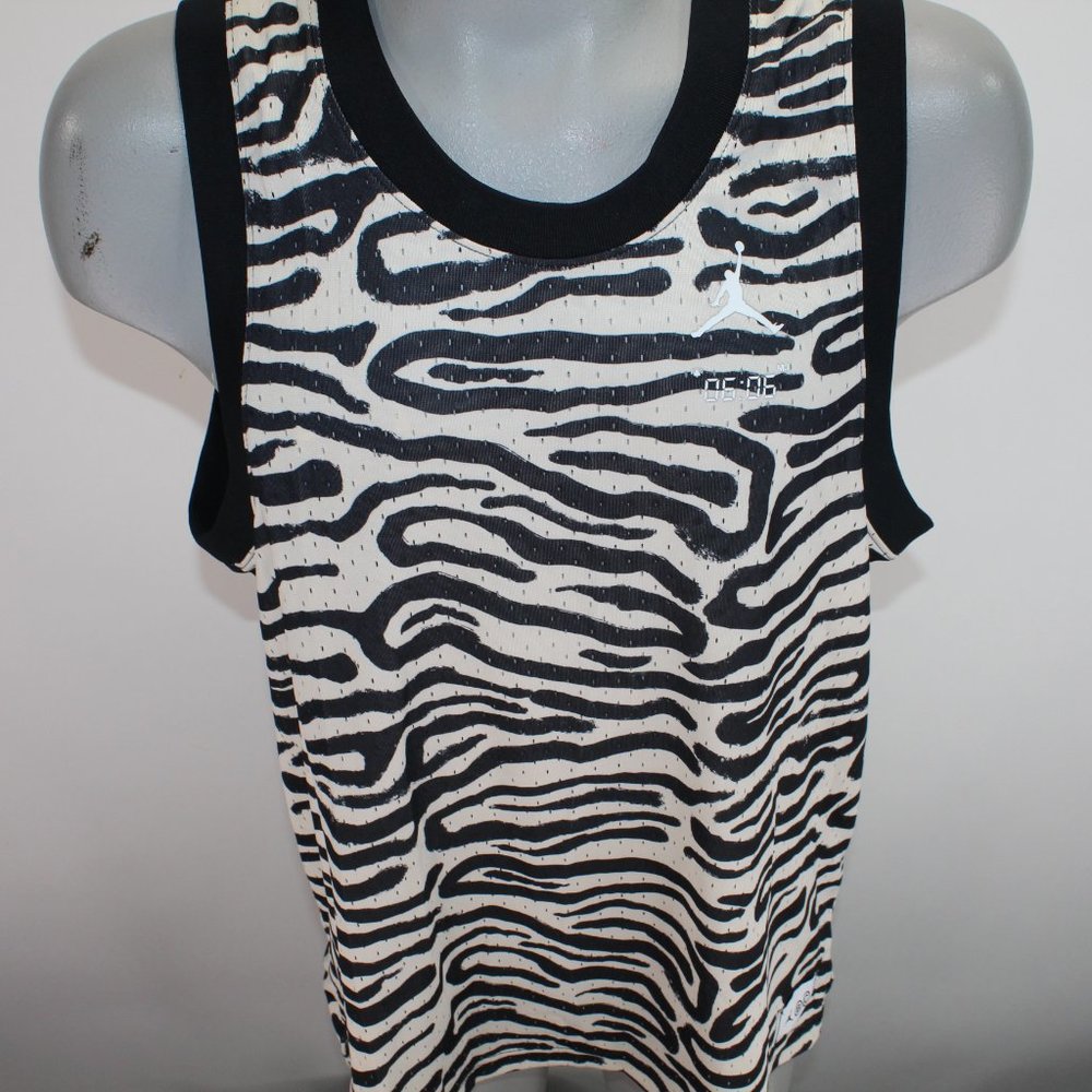 Nike Air Jordan Dri-FIT Men's L Black/White Breakfast Club Tank Top DM1823-219 - Picture 2 of 11
